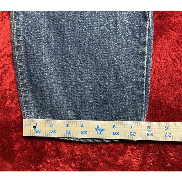 Vintage Levis 38x32 Orange Tab 20505-0217 Blue Denim Levis Zipper 80s